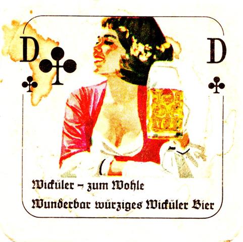 wuppertal w-nw wick karten 7a (quad185-kreuz dame) 